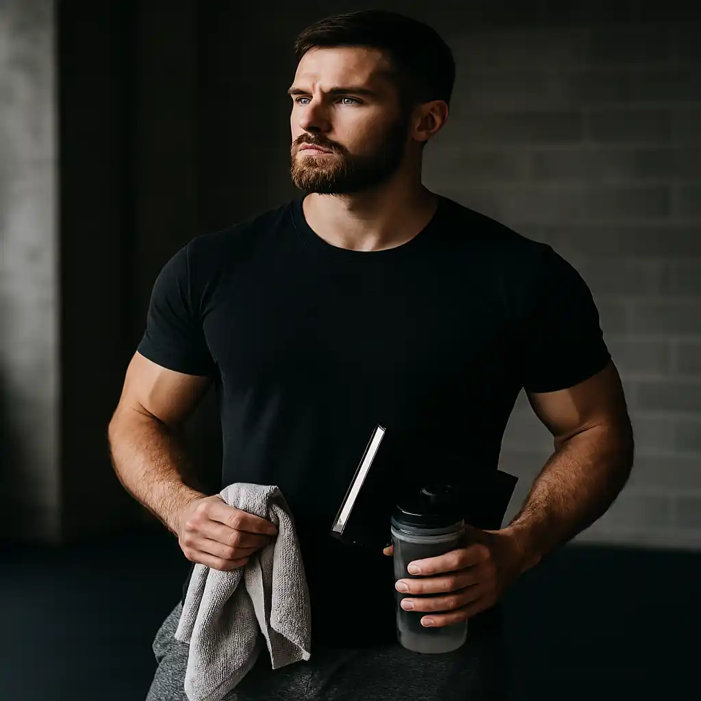 Confident man